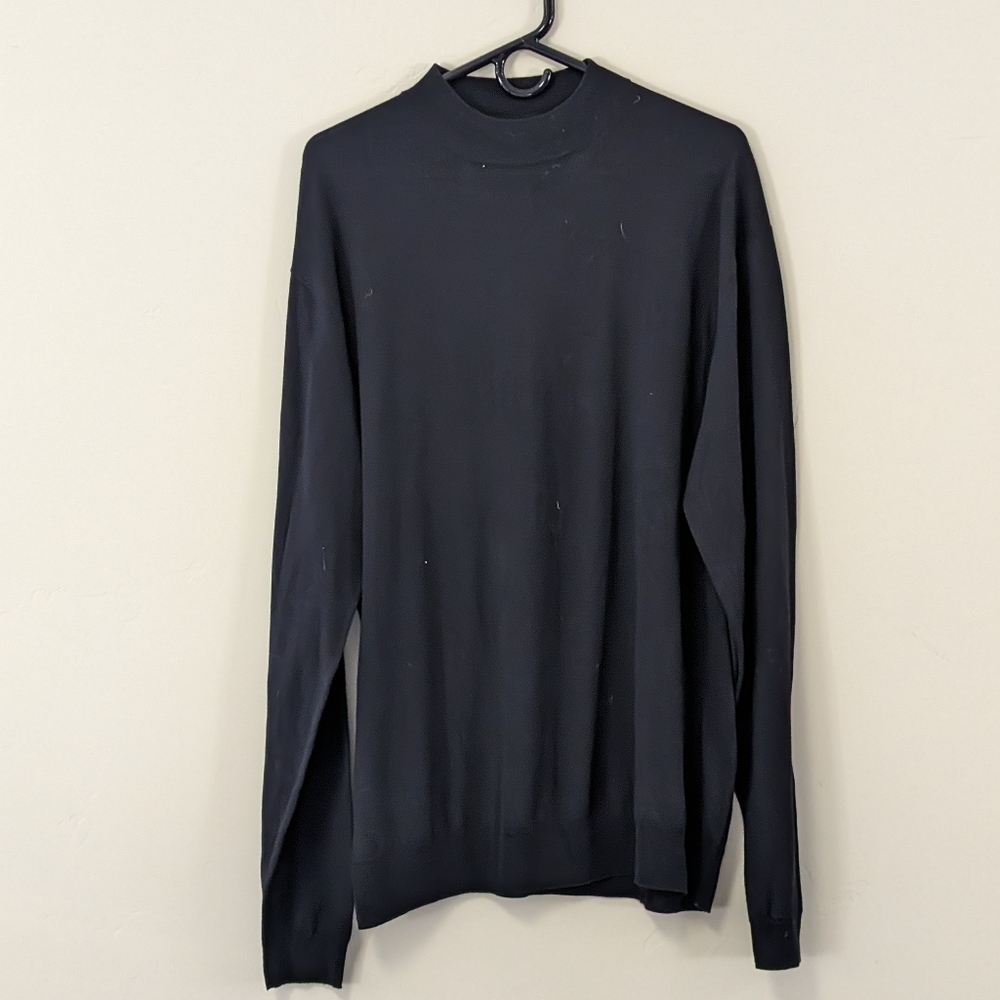 Martin Gordon XXL black mockneck sweater